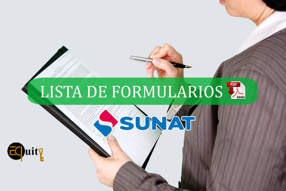 Formularios utilizados por la SUNAT